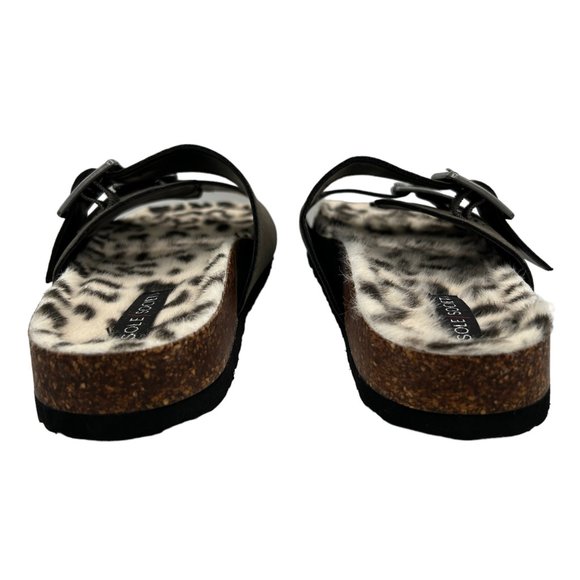 Sole Society Faux Fur Sandals NWT (7 M) - Picture 11 of 16